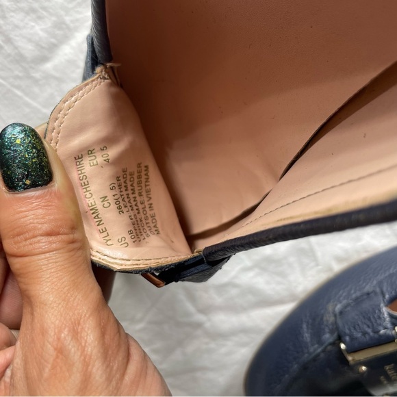 Kate spade Navy Leather Loafers - Picture 5 of 5